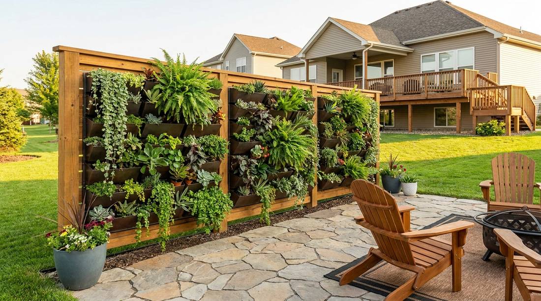 158 green garden fence vertical
