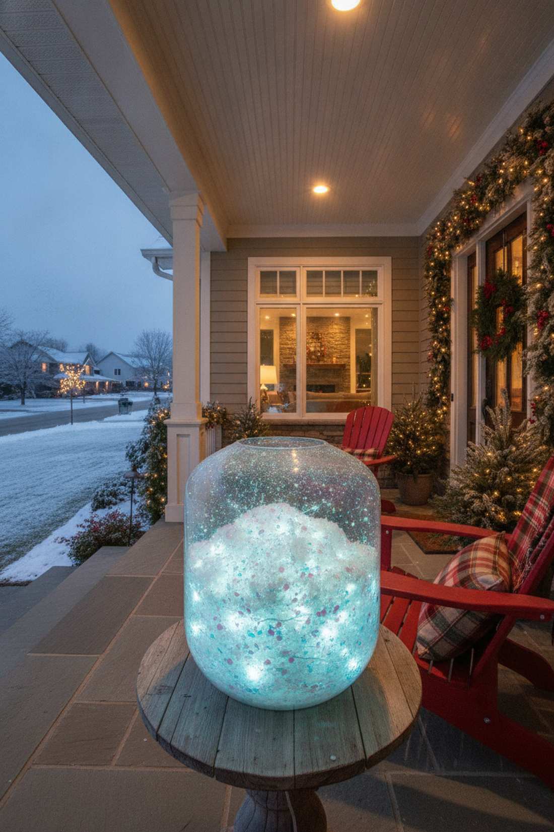 artificial snow and frost