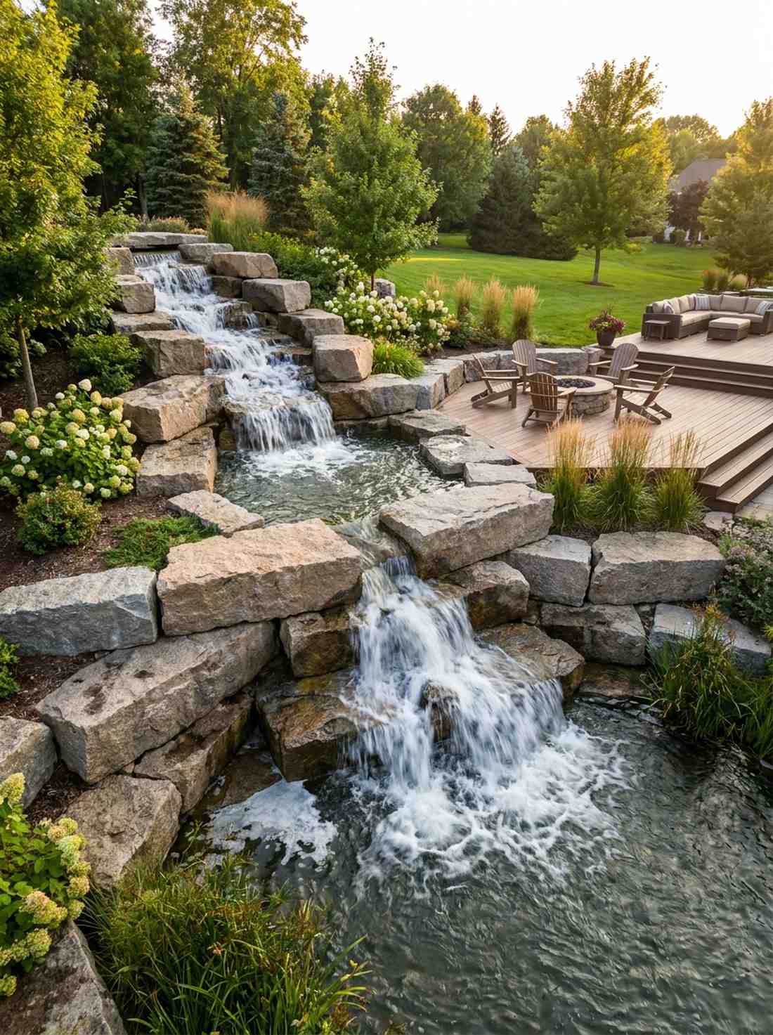 boulder step cascade