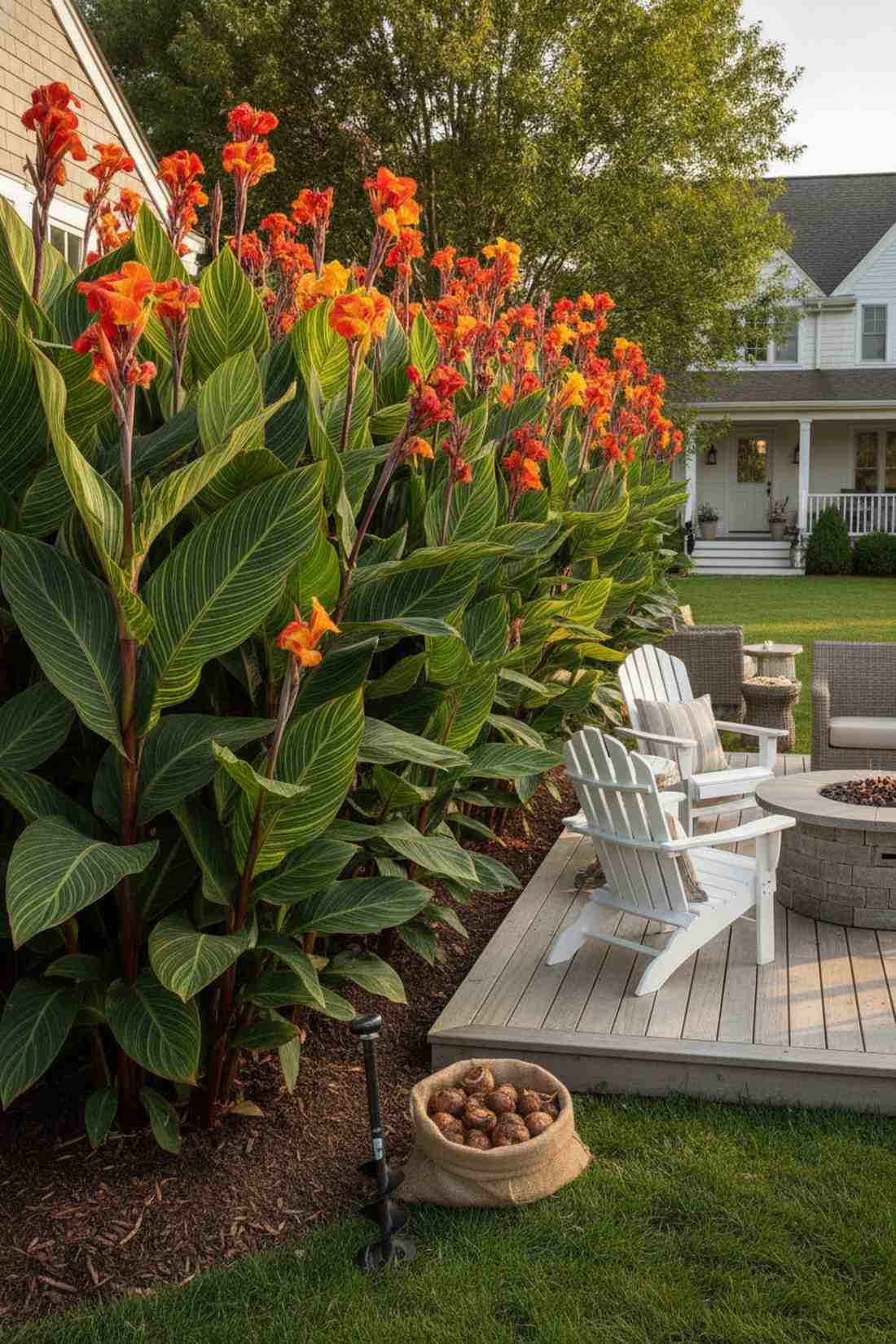 canna lily vertical color