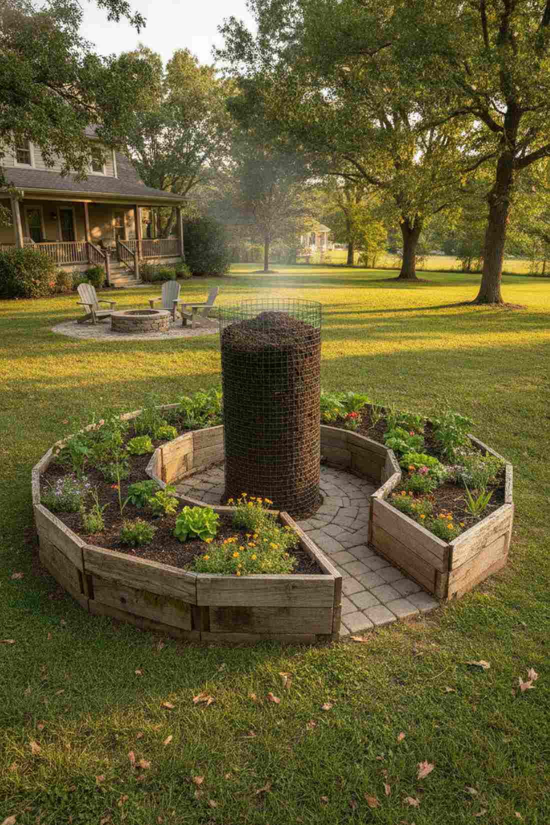 circular keyhole bed