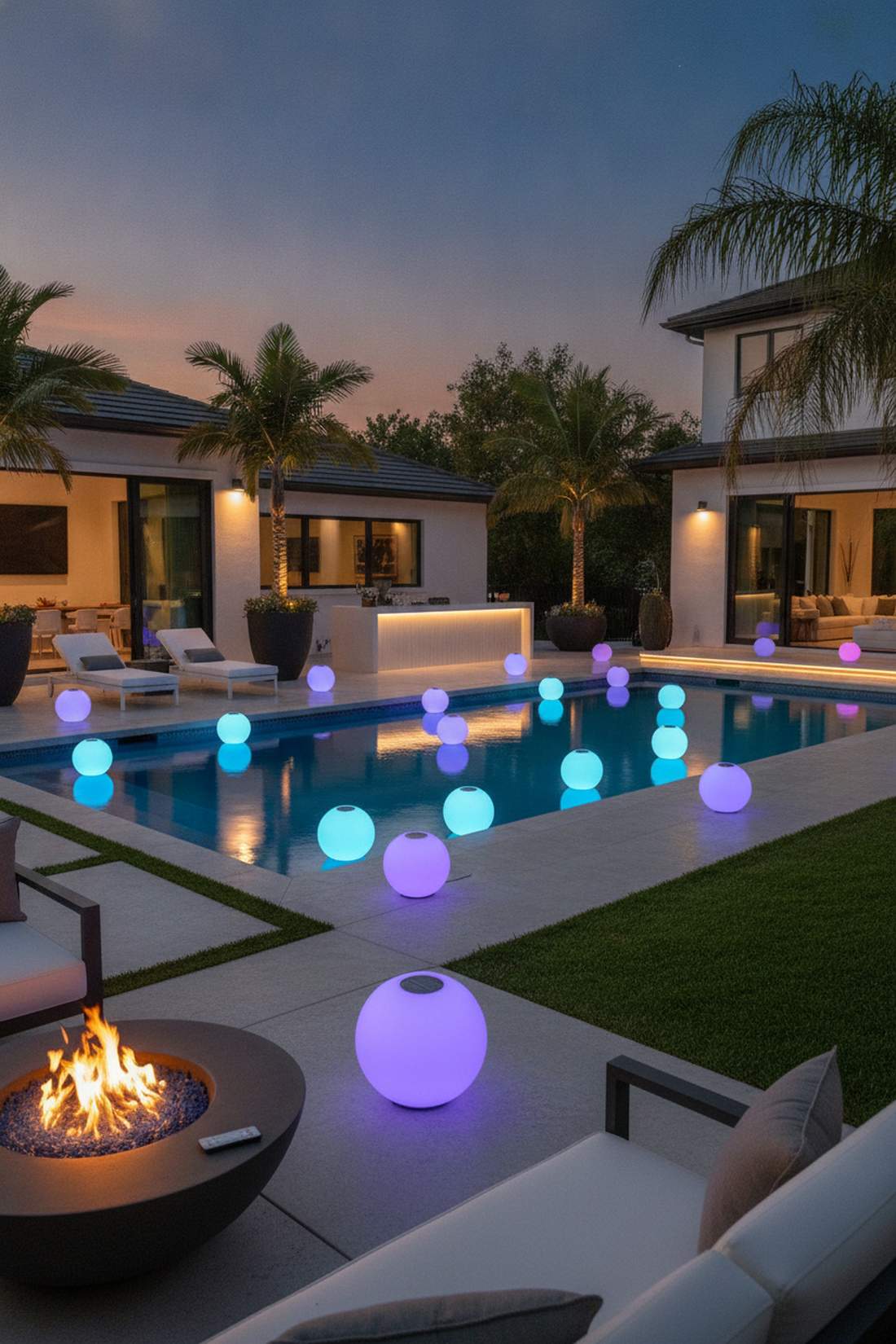 color changing rgb globe lights