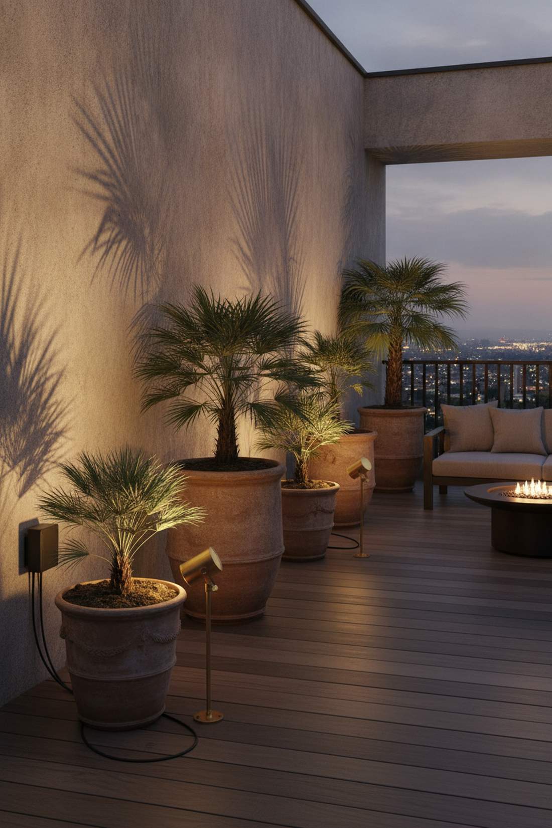 directional spotlights for plant accent lighting