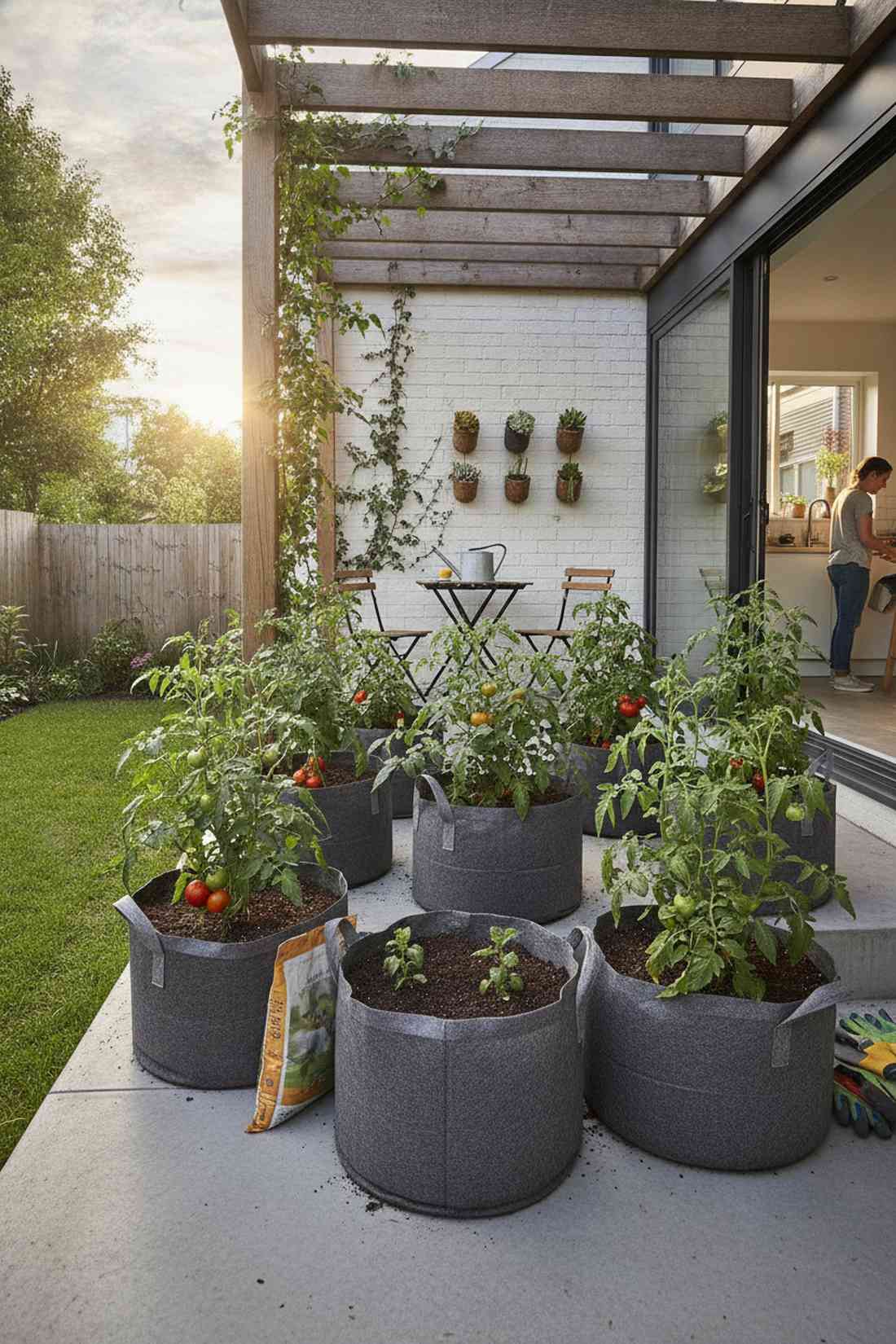 fabric grow bags for vegetables