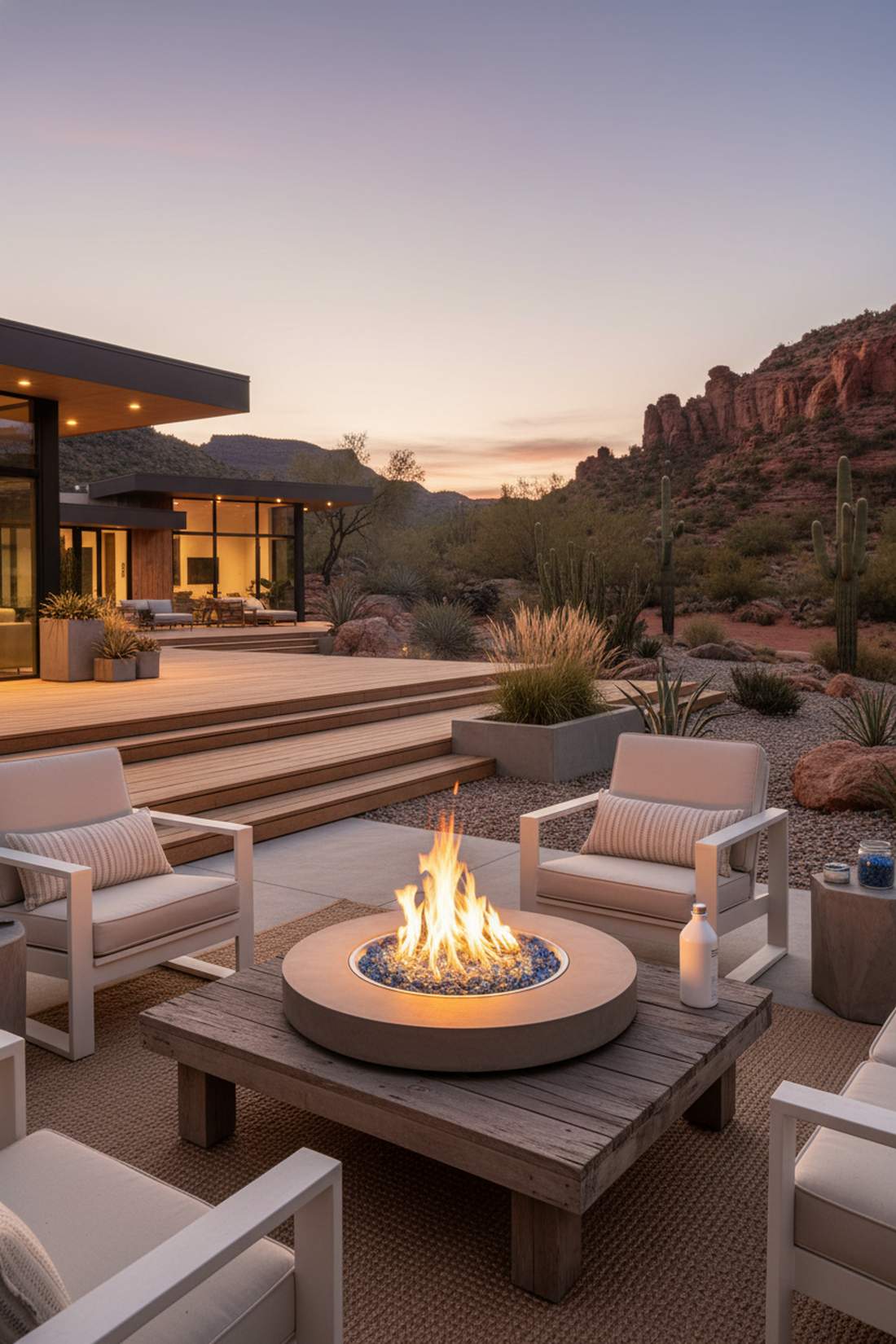 fire feature ambient glow