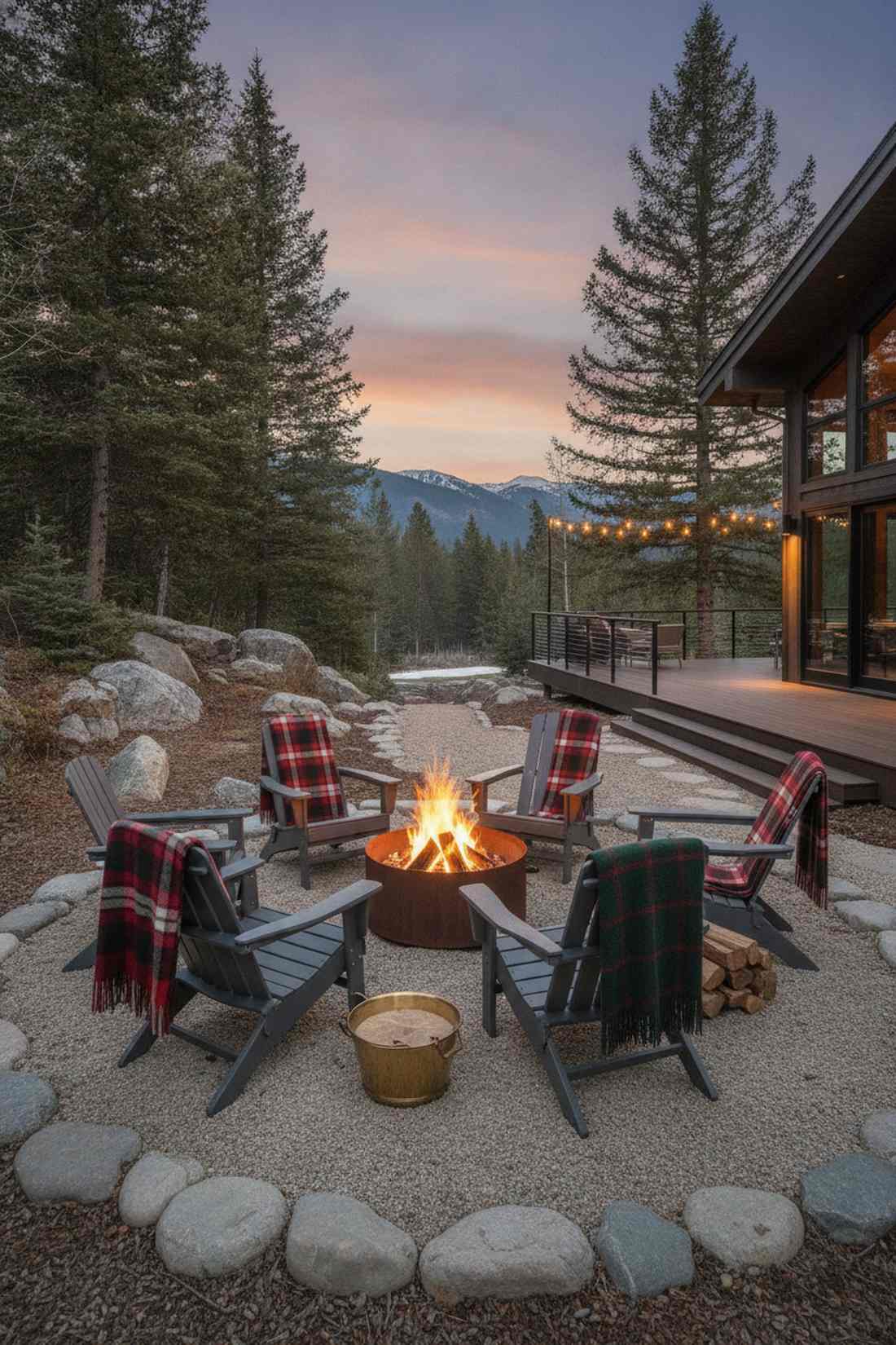 fire pit gathering circle