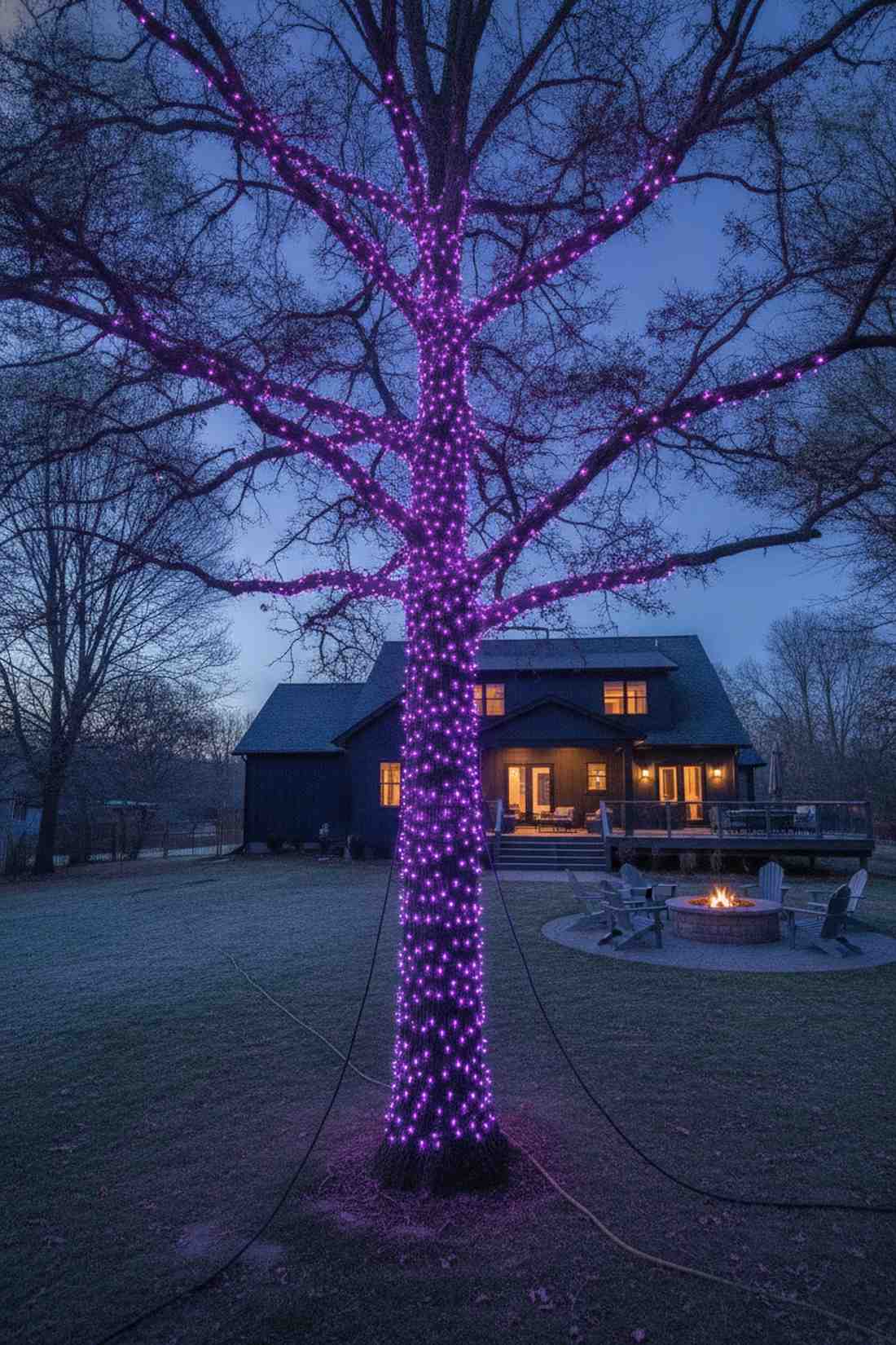 haunted tree spiral wrapping