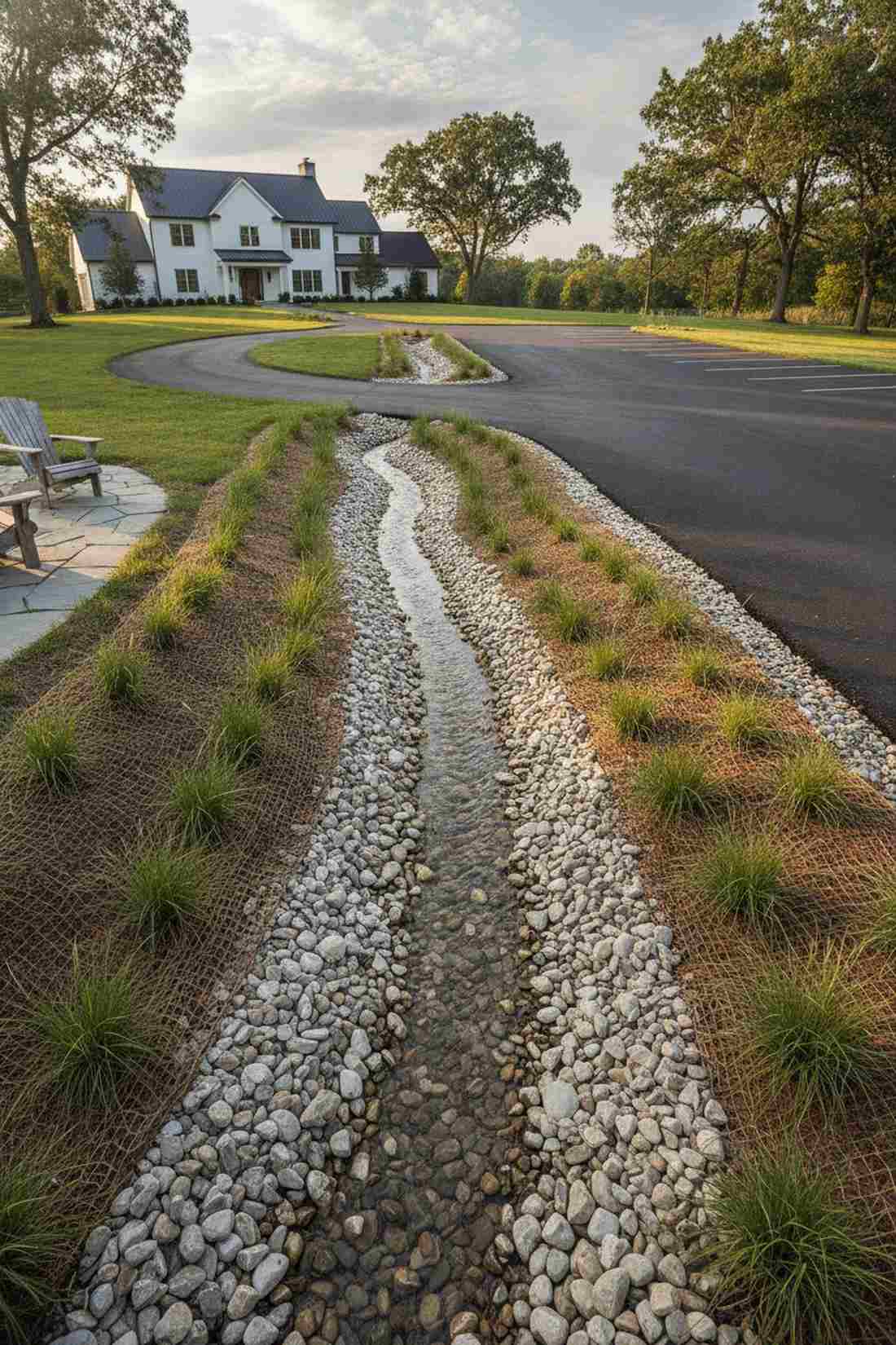 infiltration bioswale corridors