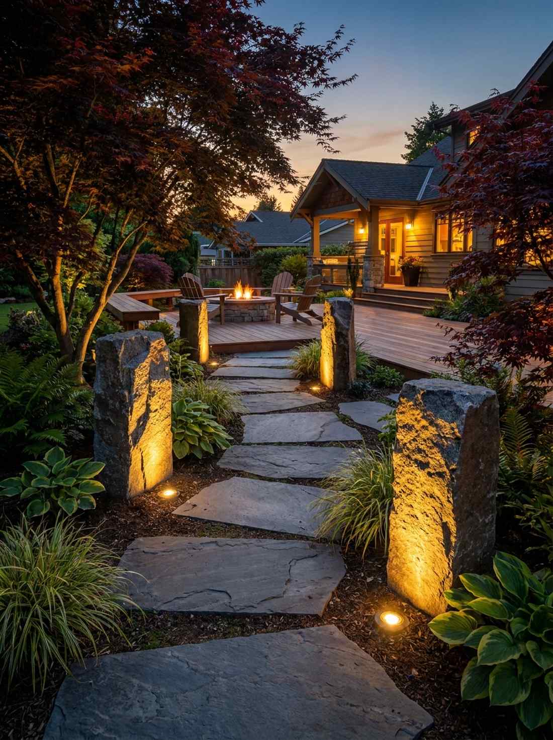 lantern lighting stone route