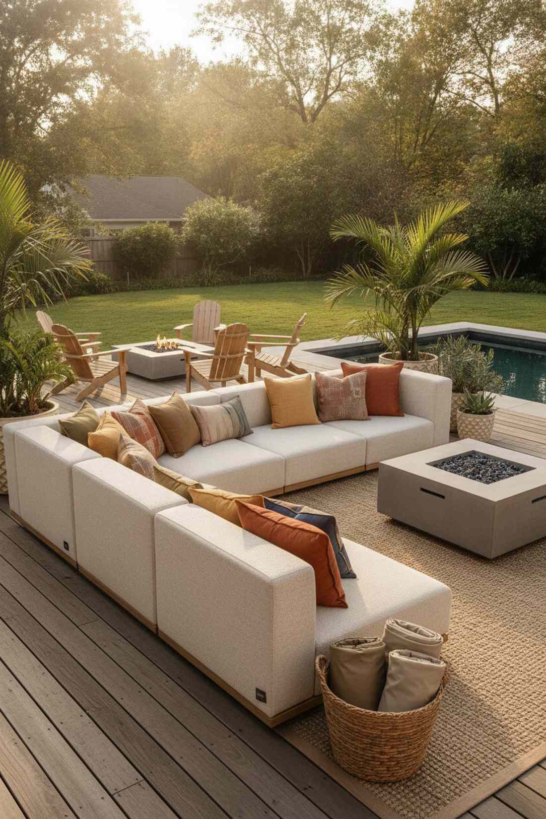 low profile sectional furniture