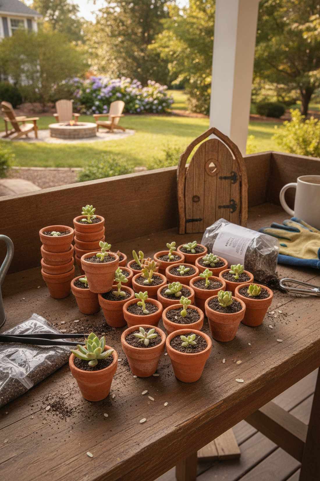 miniature flowerpots