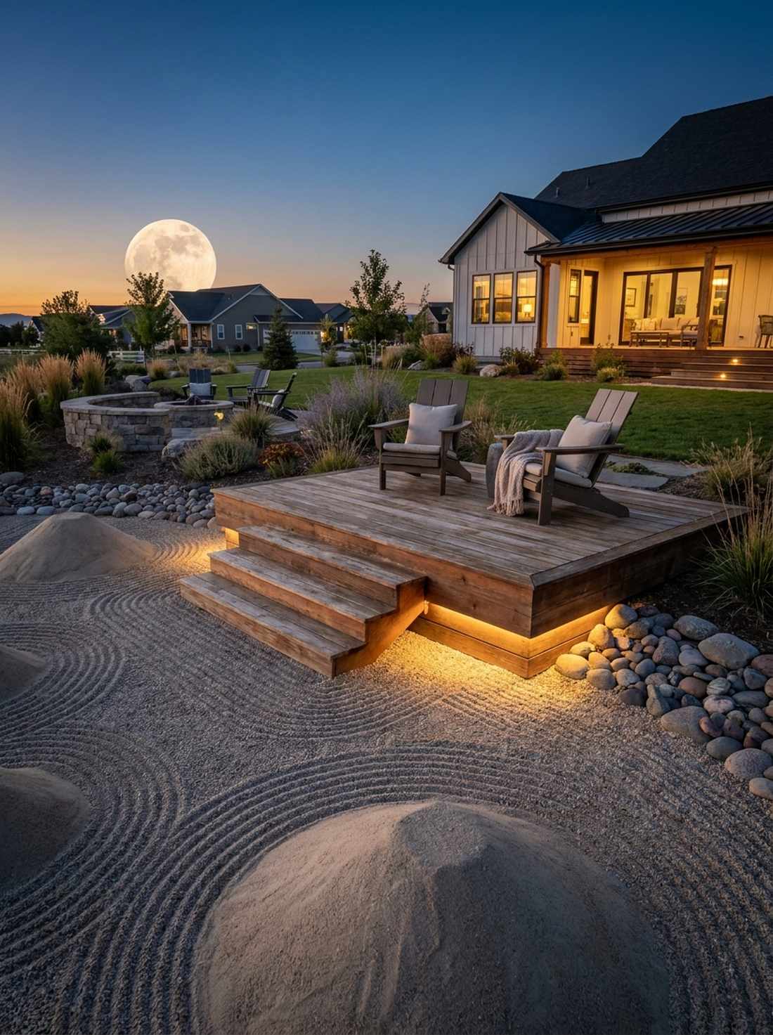 moon viewing platform seat