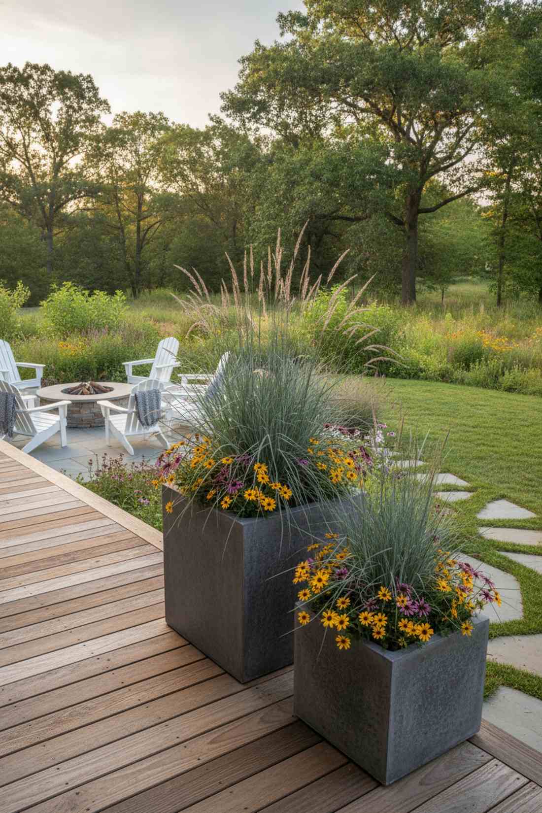 ornamental grass accent combo
