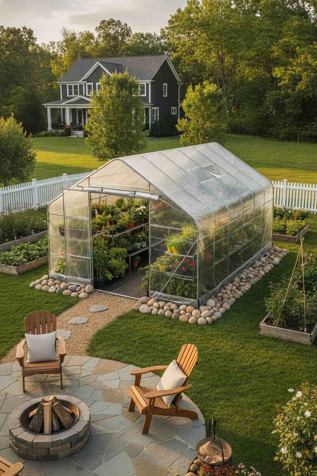 outsunny nine foot tunnel greenhouse