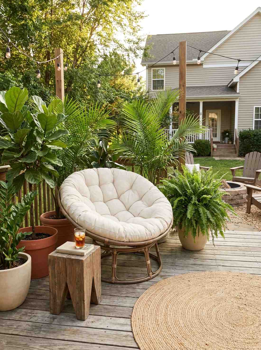 papasan chair outdoor