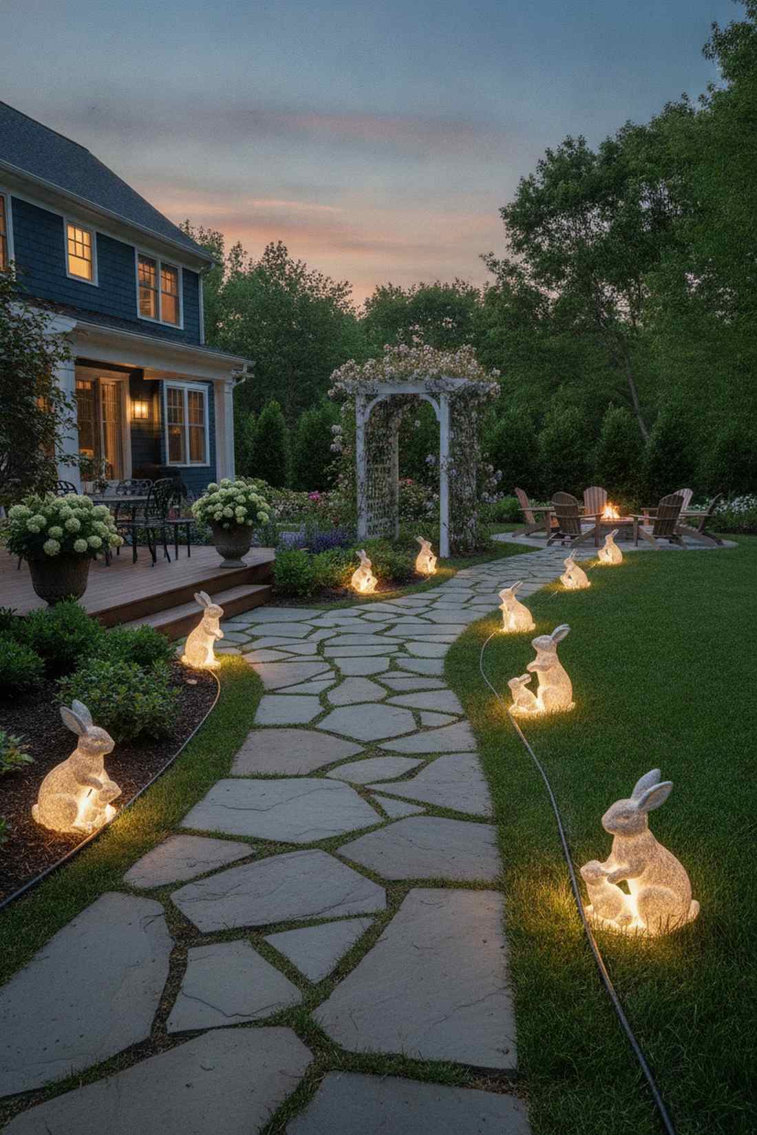 rabbit border lights