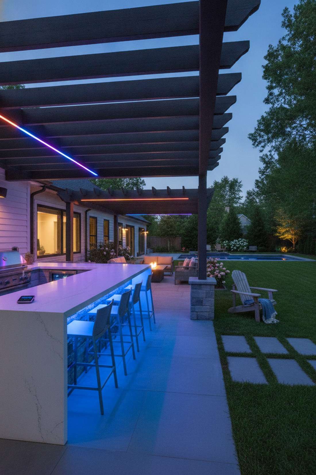 rgb color changing strip lights
