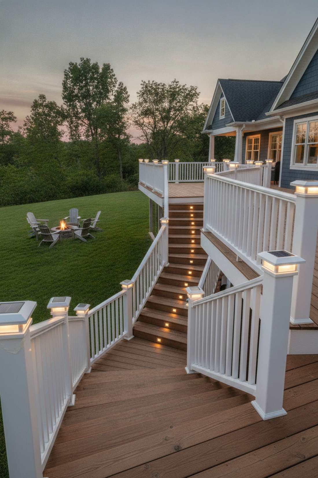 solar deck post caps