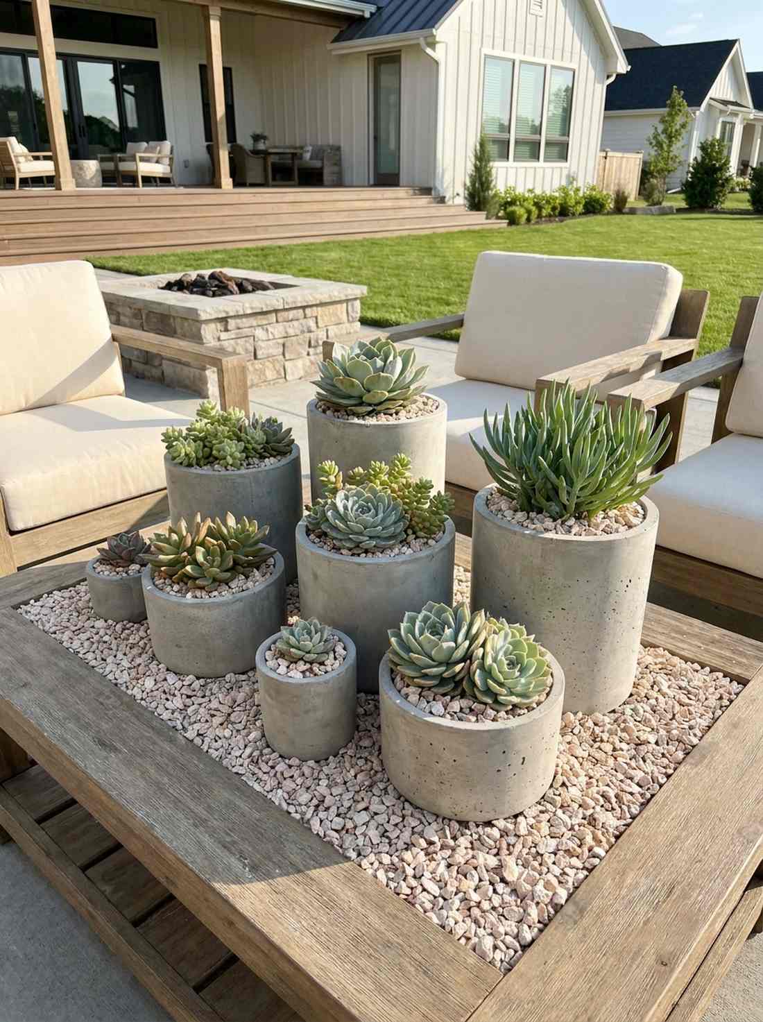 succulent container collection