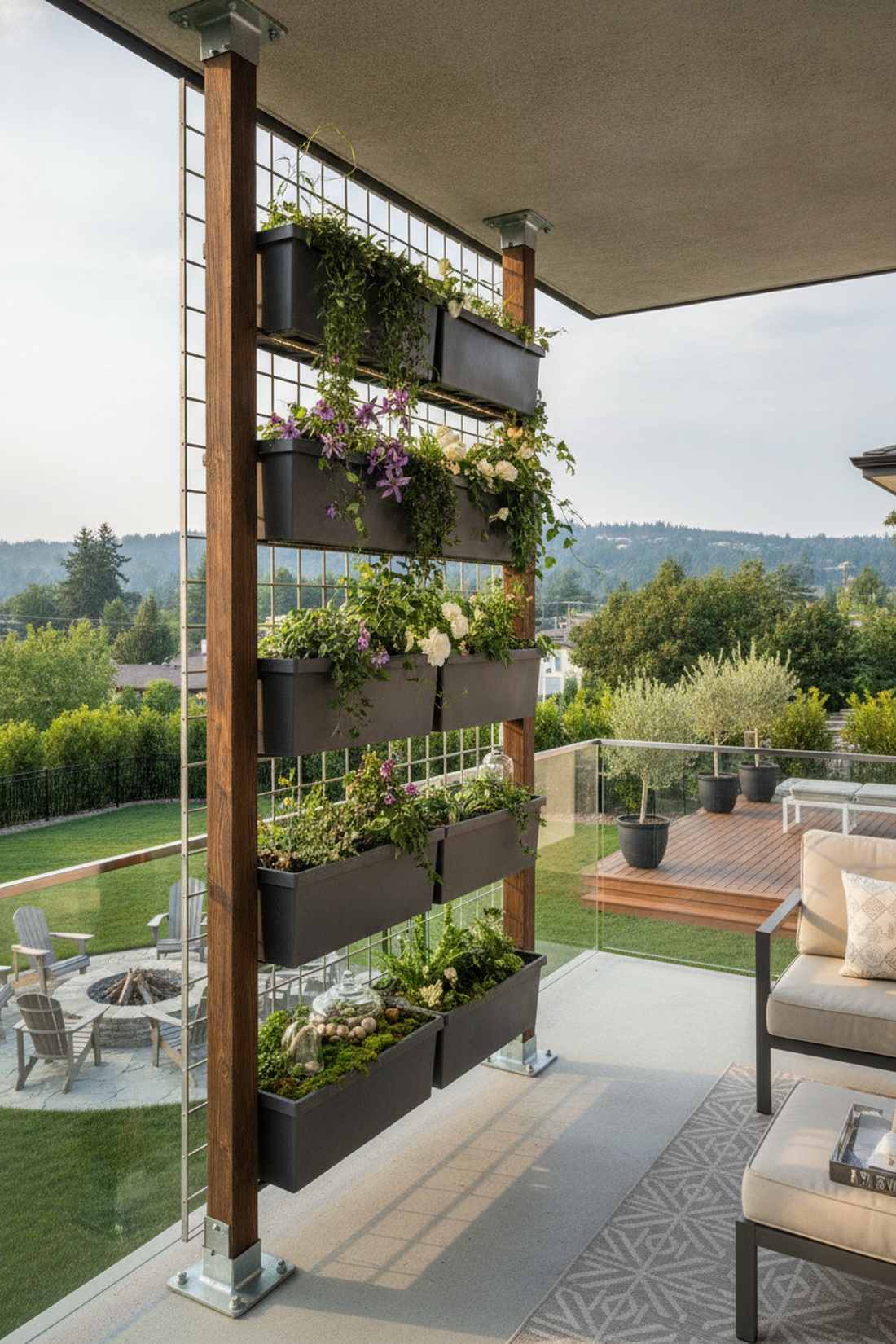 teepee trellis clusters