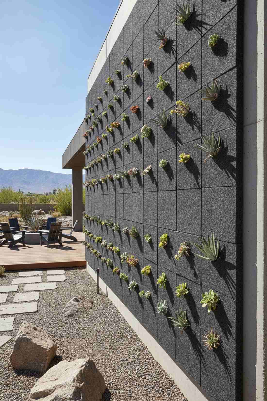 wire basket wall system