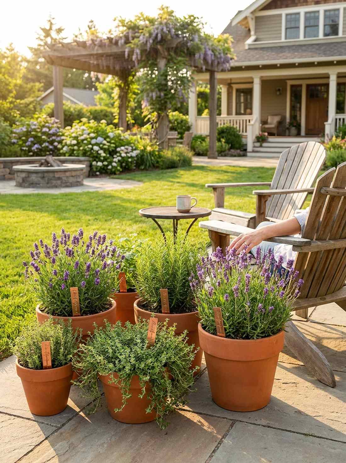 aromatherapy herb terrace