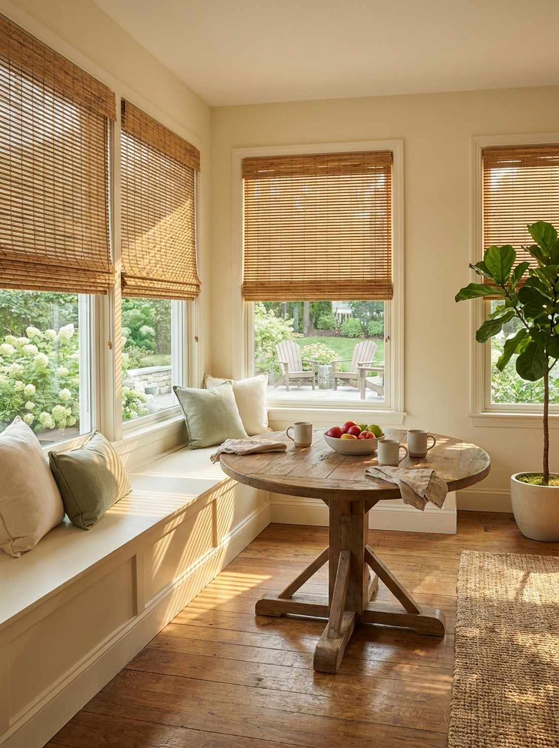 bamboo window shades