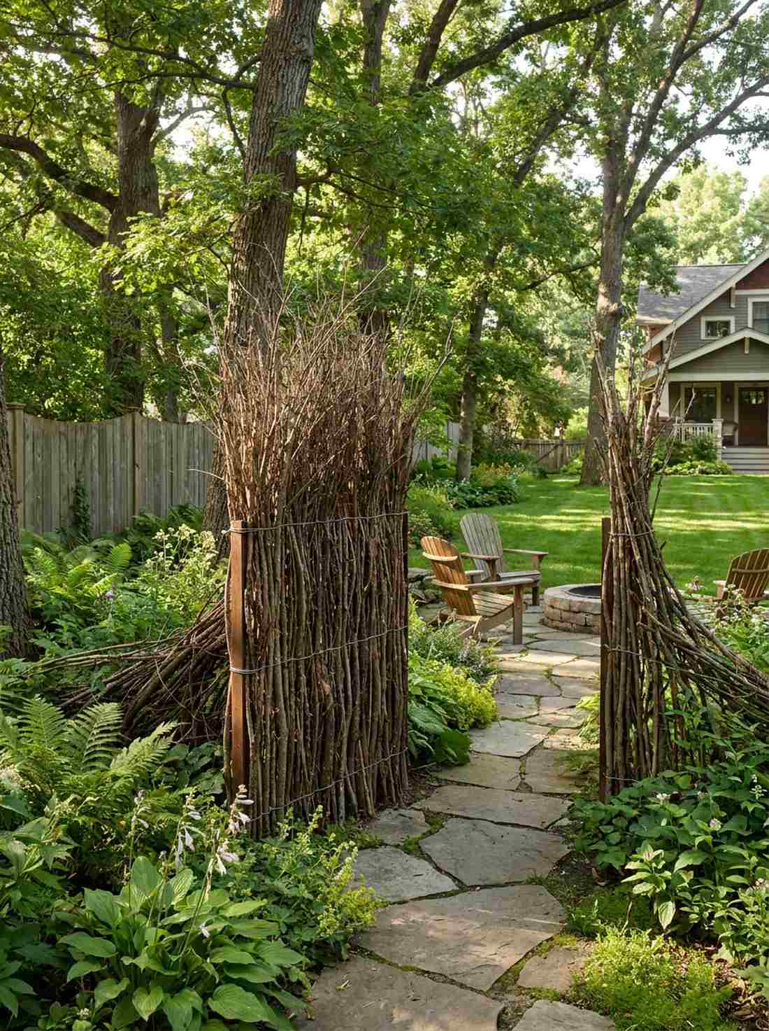 brushwood bundled gate