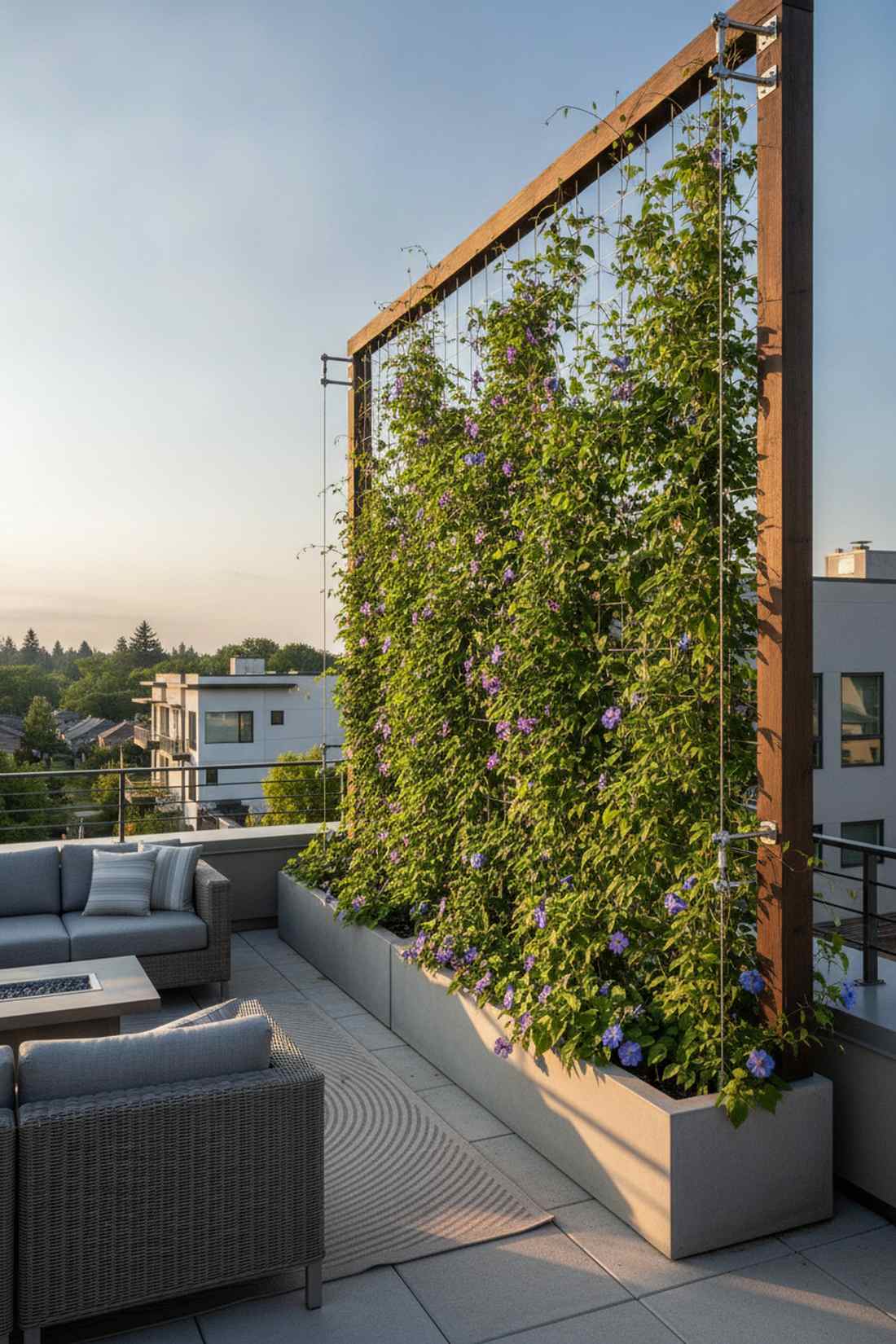 cable trellis green screen