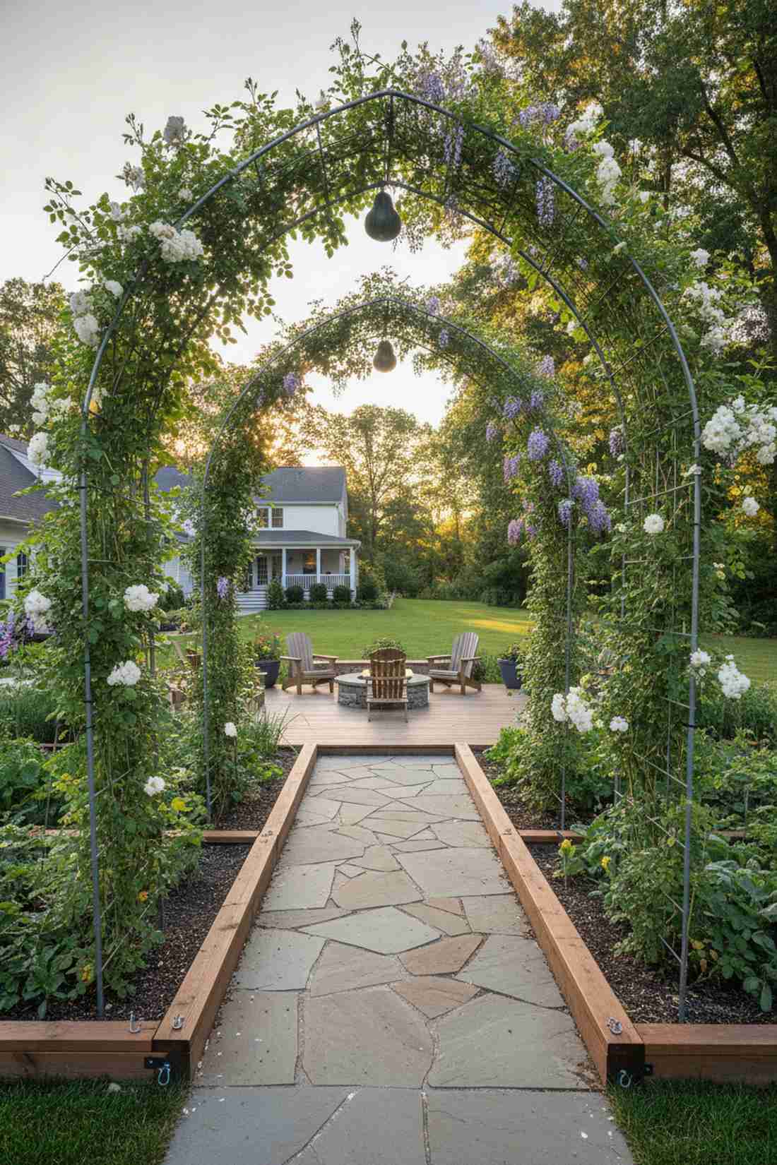 cattle panel arch bed