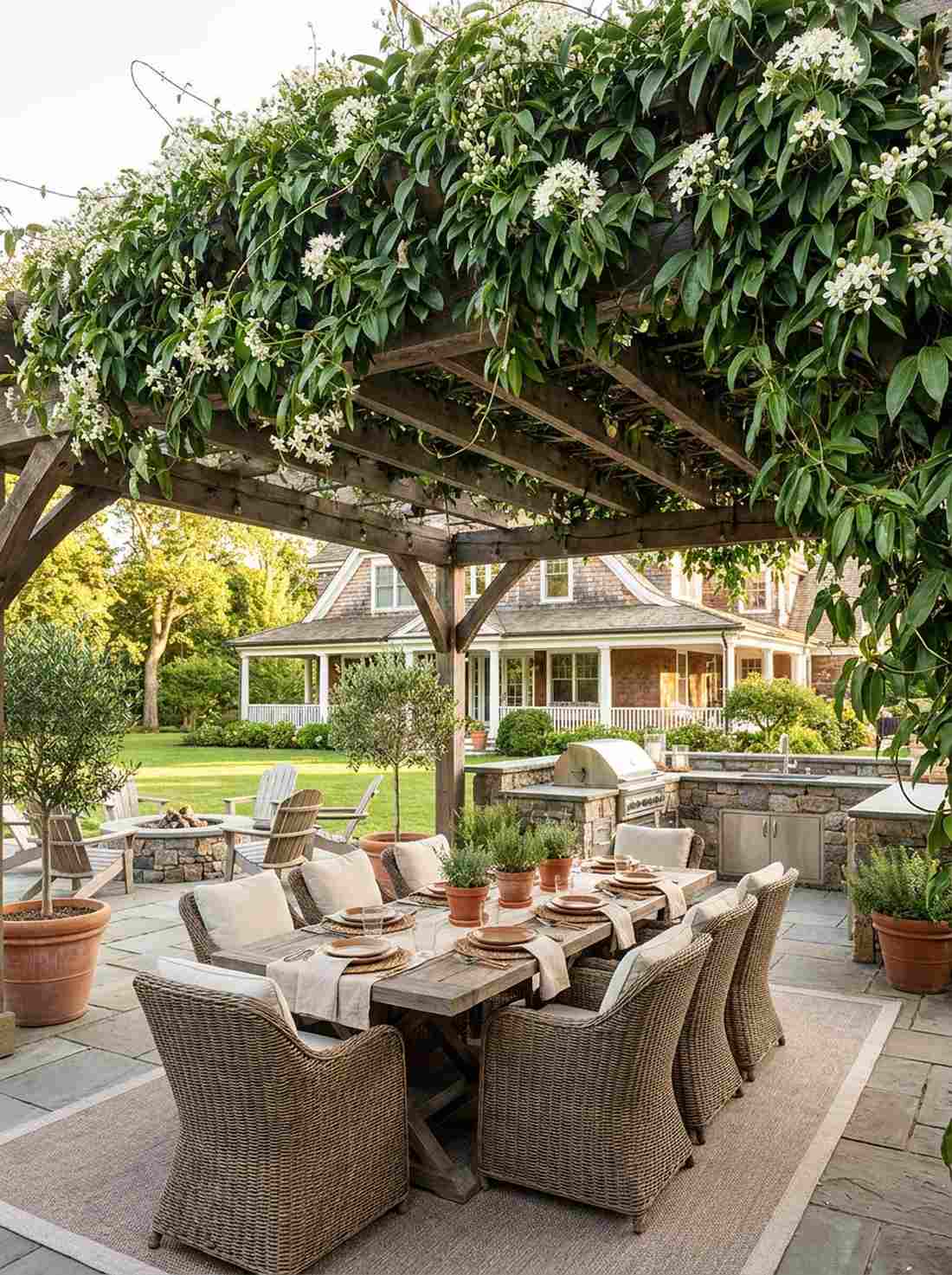 clematis armandii pergola canopies