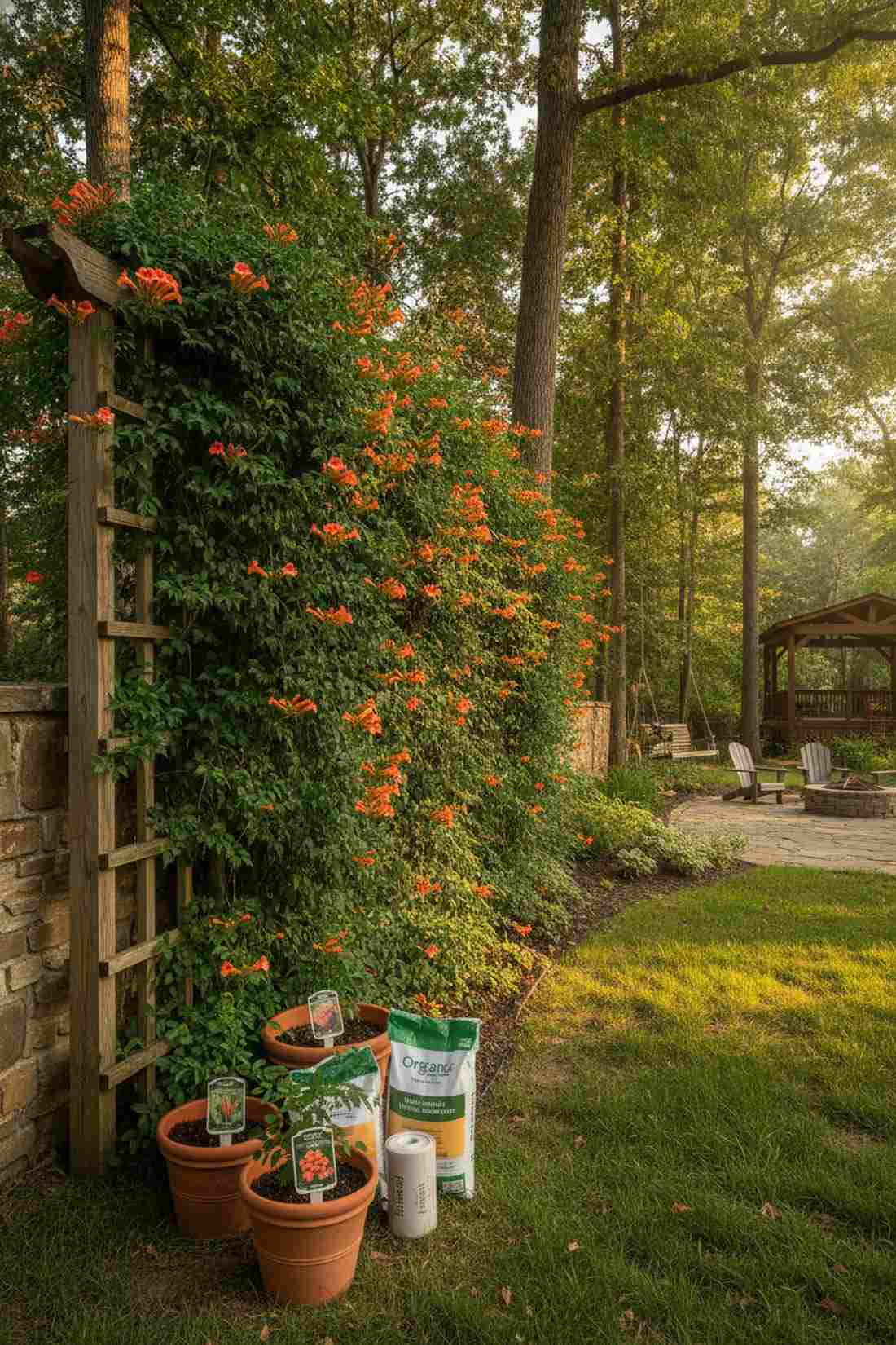 crossvine evergreen native