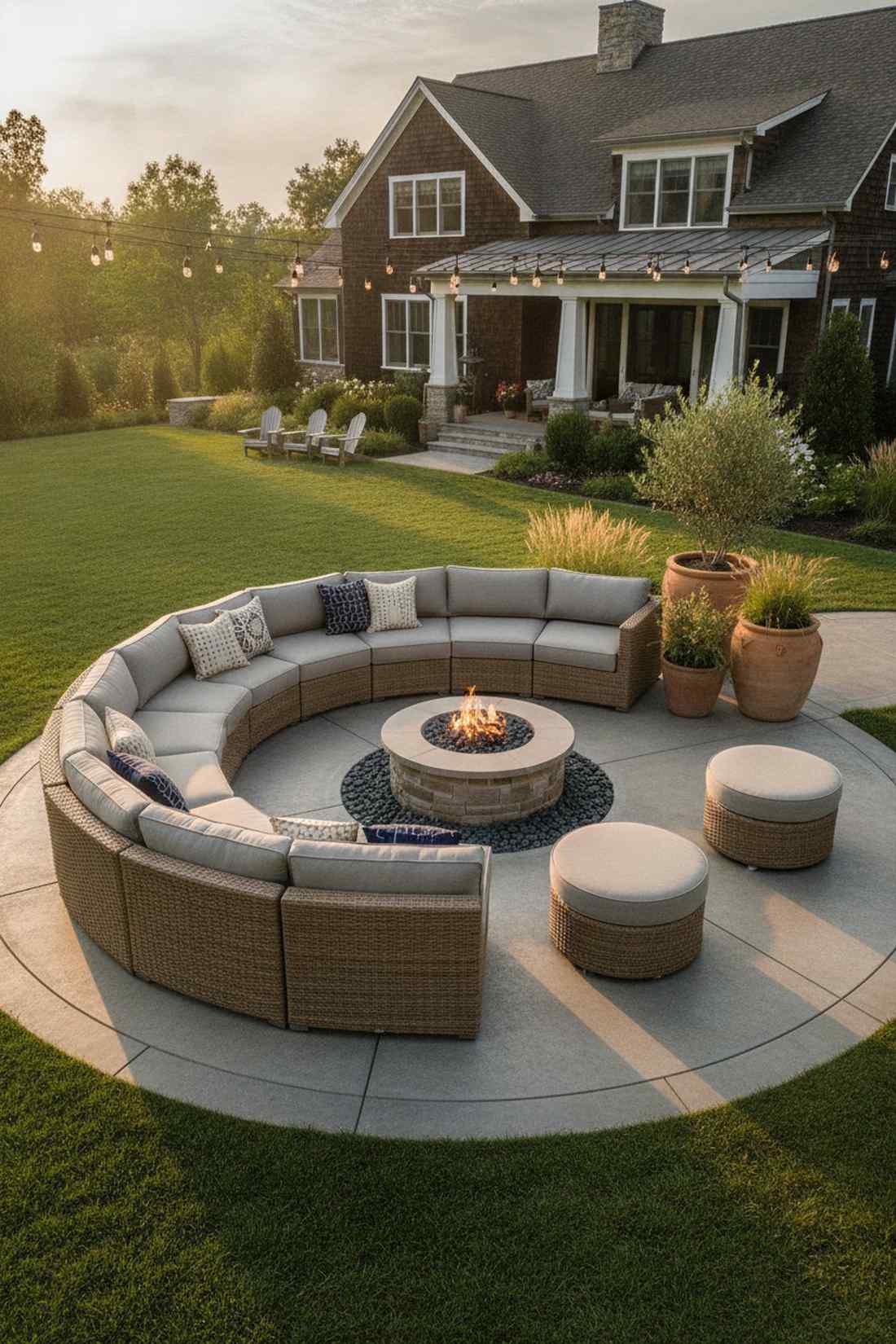 curved sectional sofa set