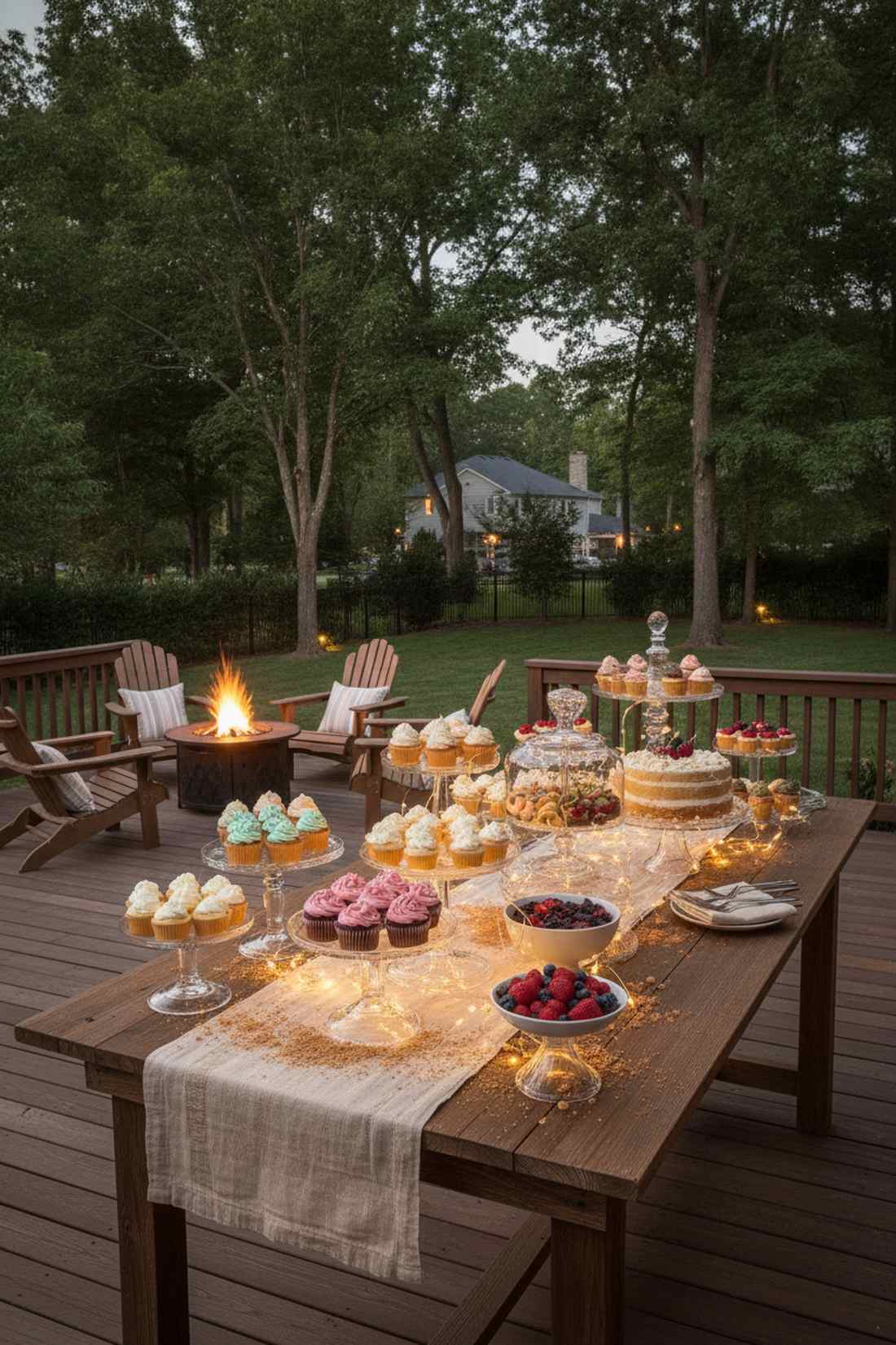 dessert grazing table