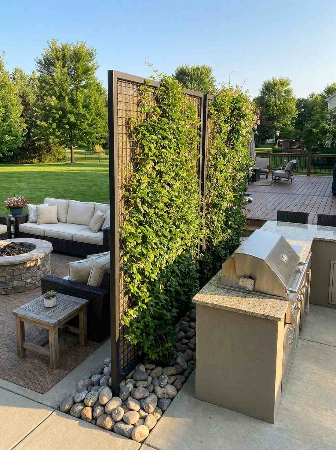 double sided freestanding screen