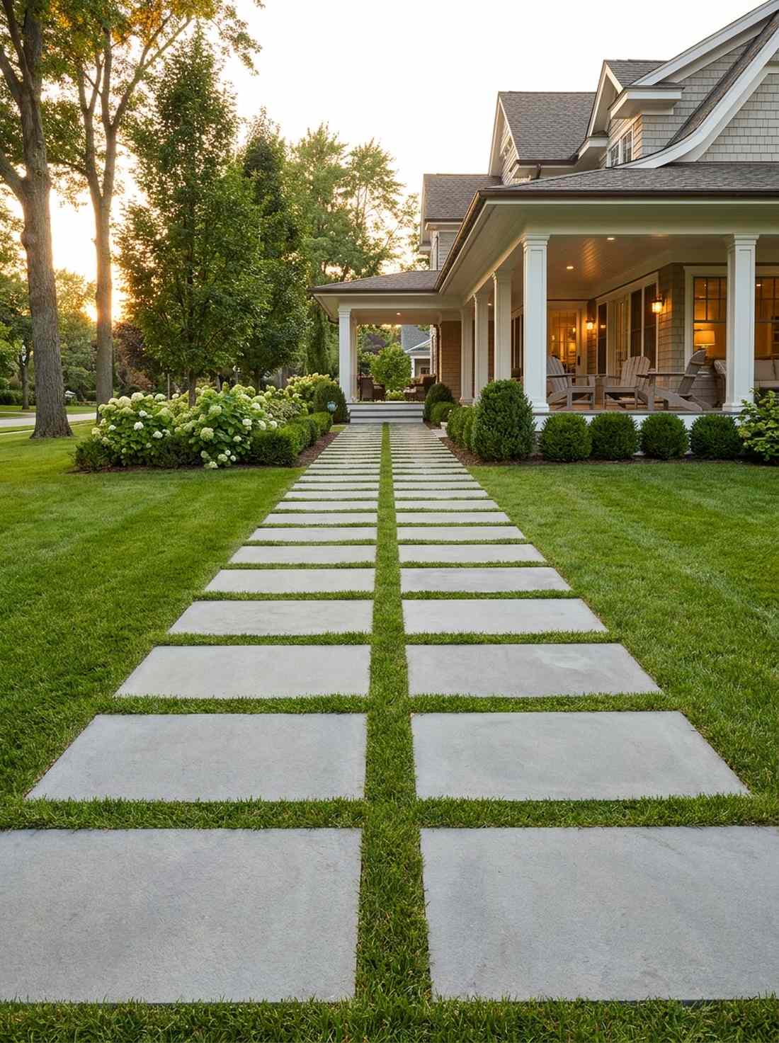 double width parallel tracks