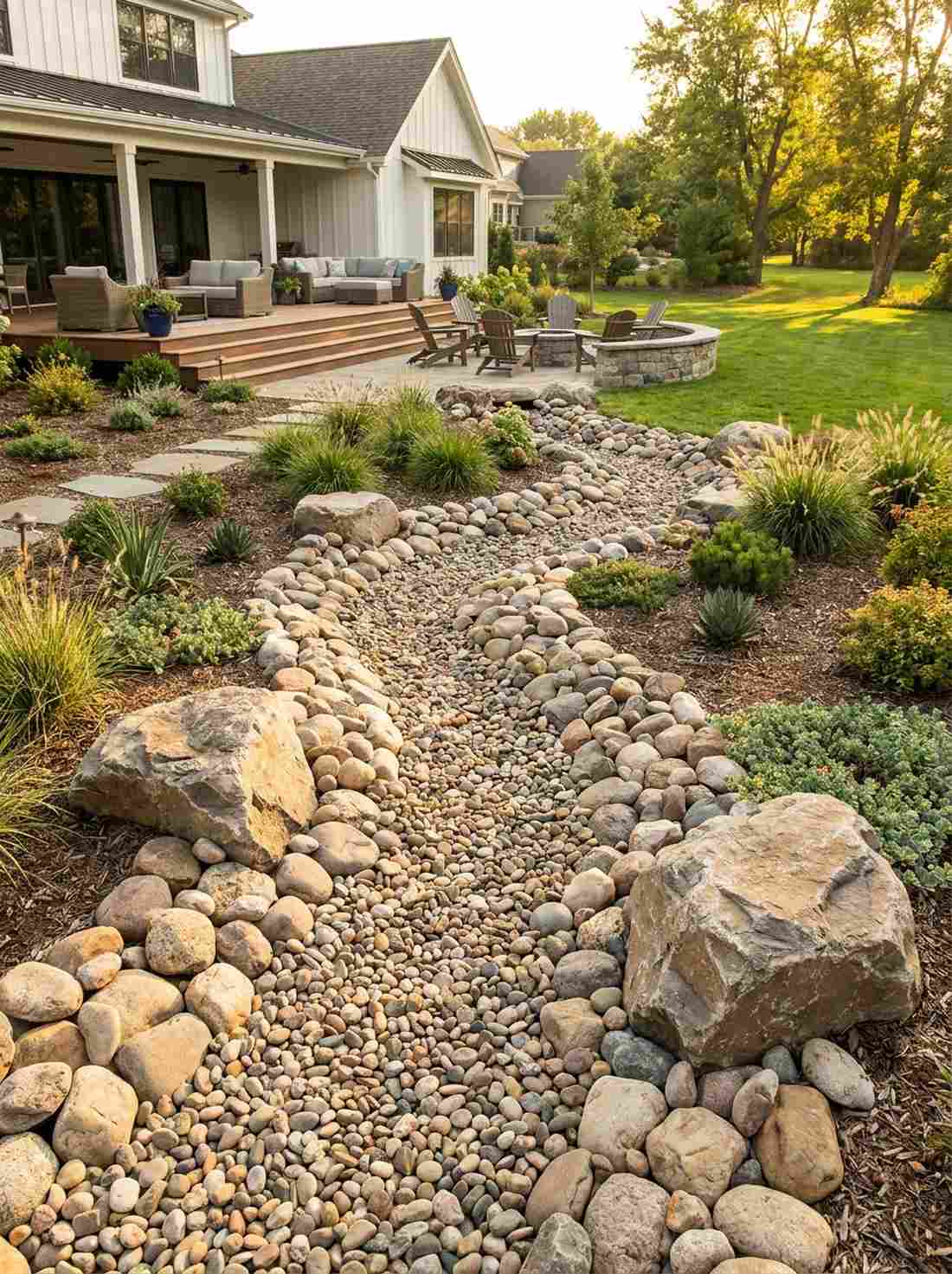 dry pond transition