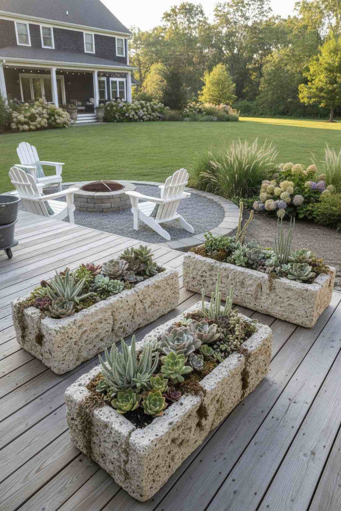 hypertufa trough planters