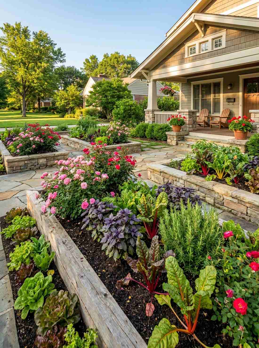 interplanting edibles and ornamentals
