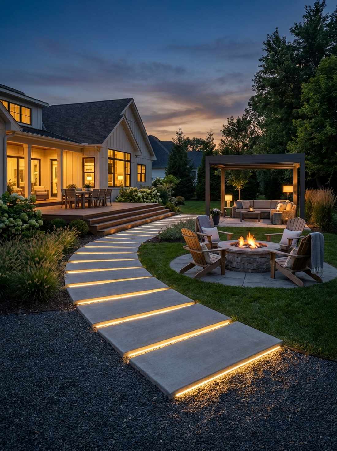 led strip pathway markers