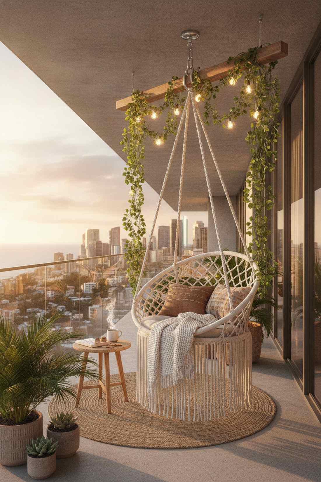 macrame hanging chair