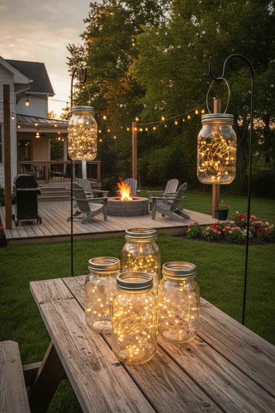 mason jar lanterns