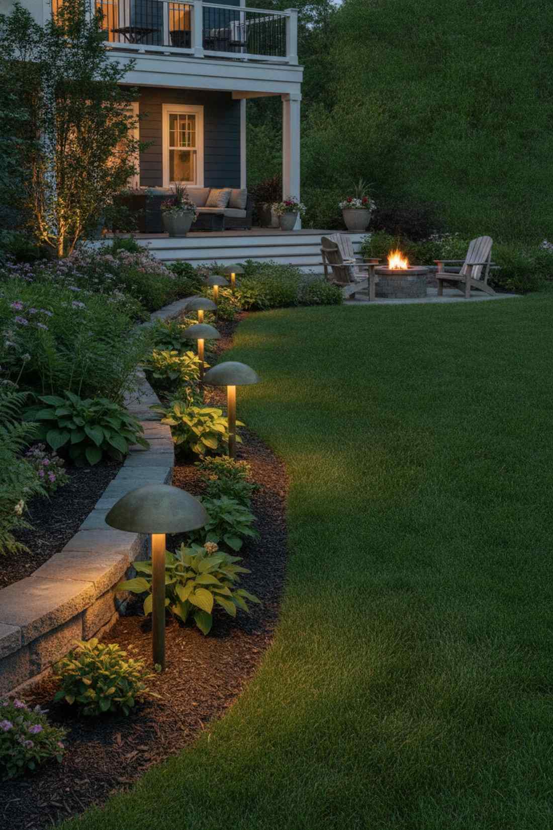 mushroom pathway lights