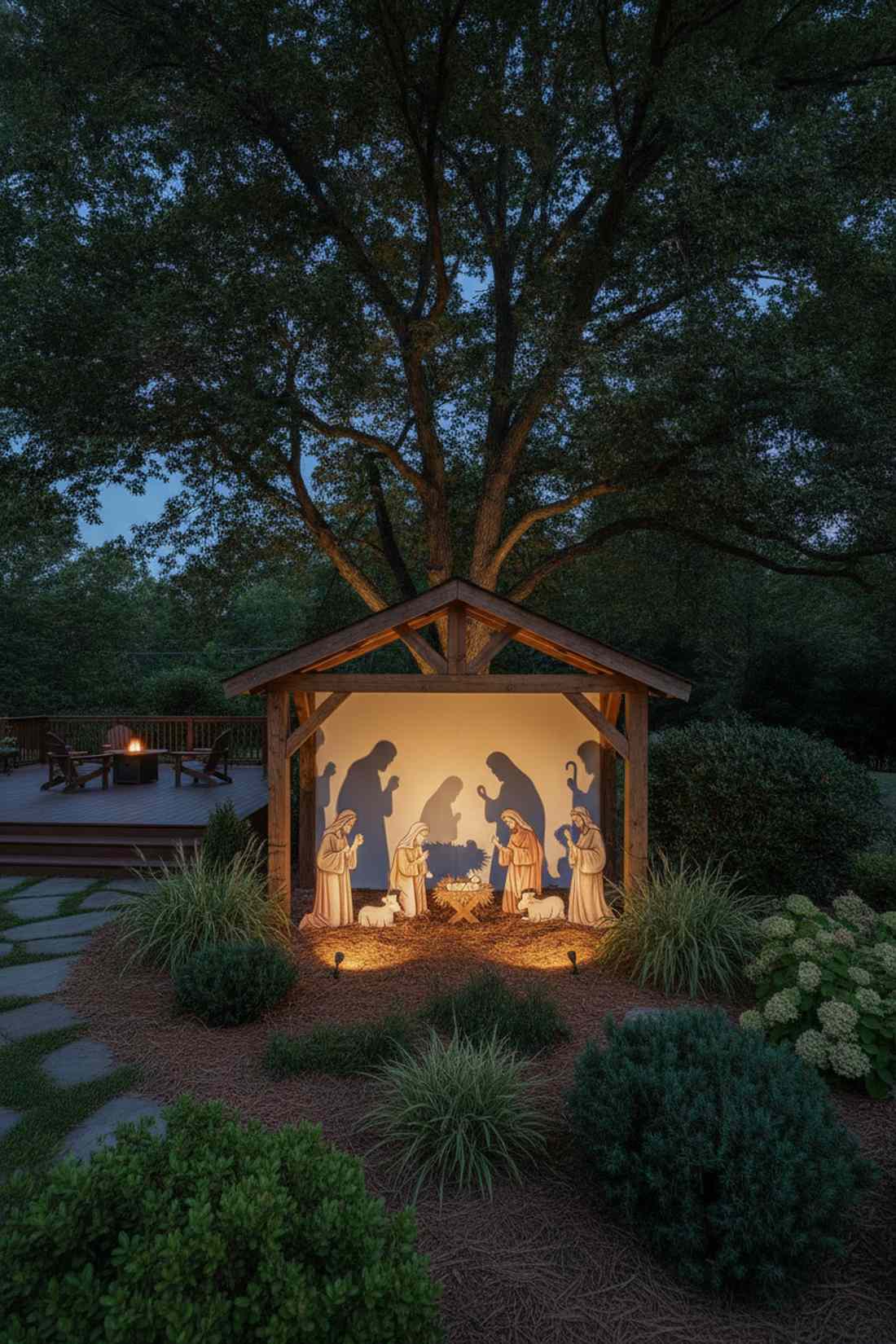 nativity scene backdrop