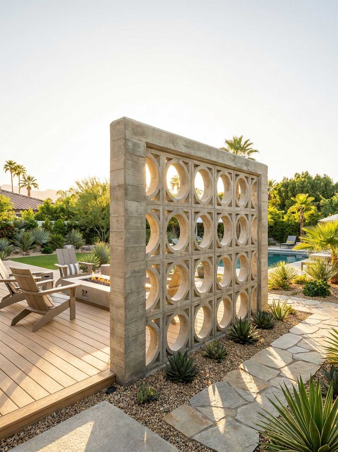 perforated screen walls
