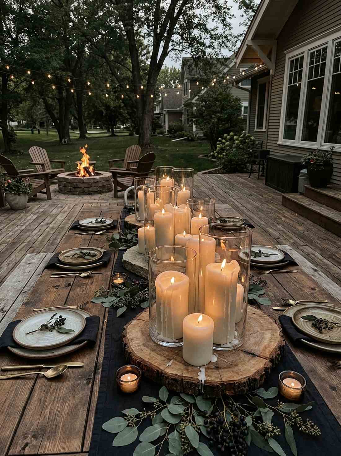 pillar candle clusters