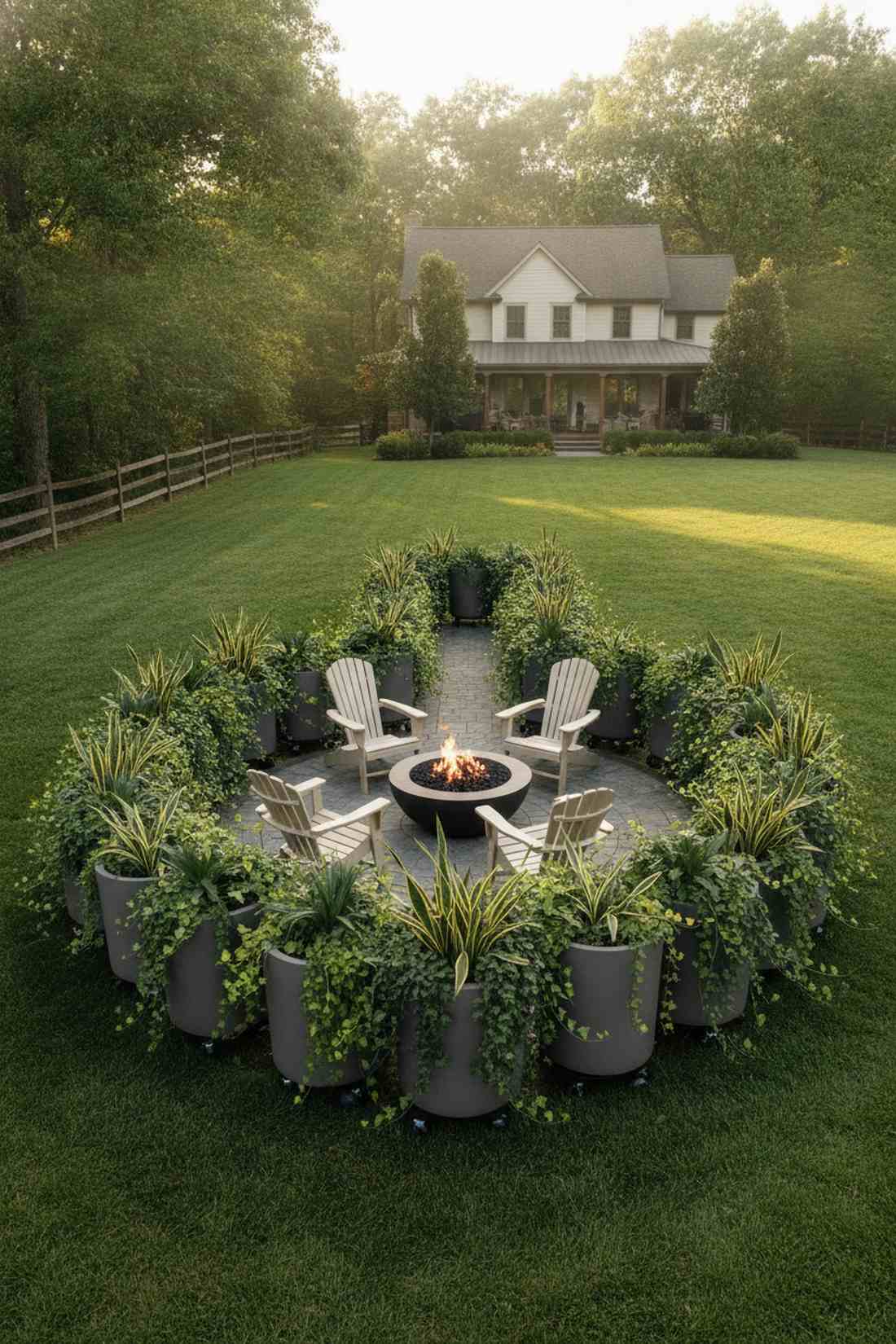 potted plant perimeter definition