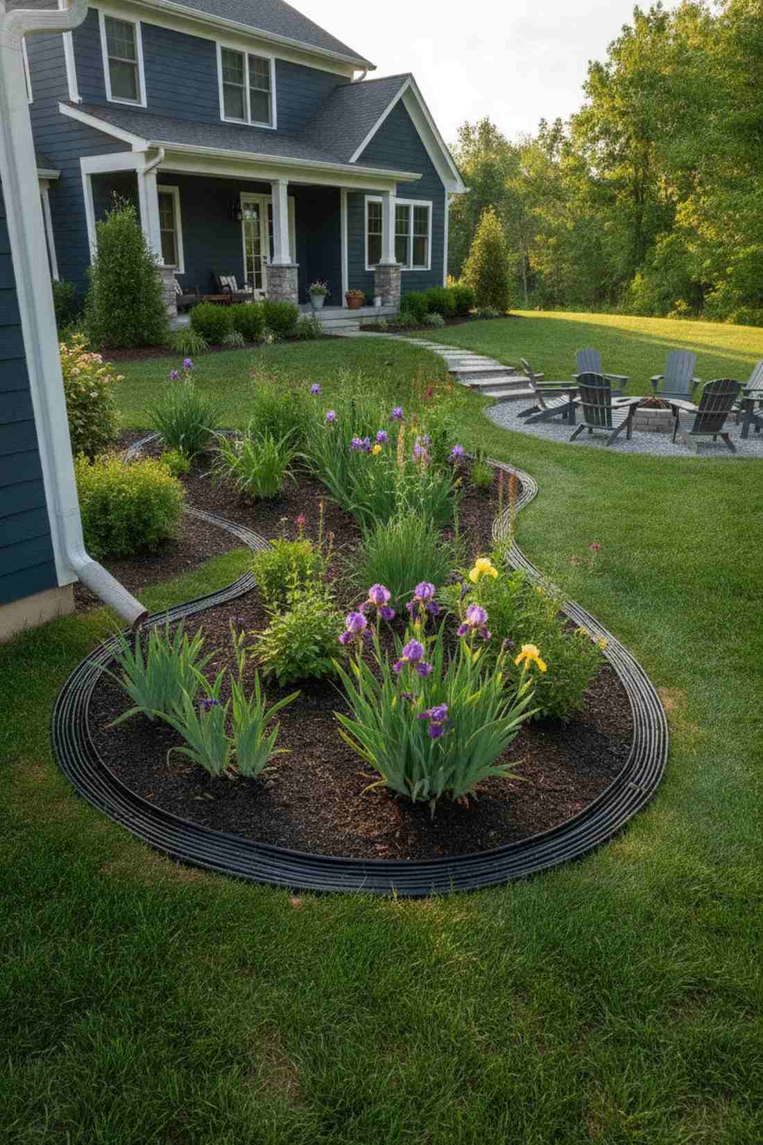 rain garden depression zones