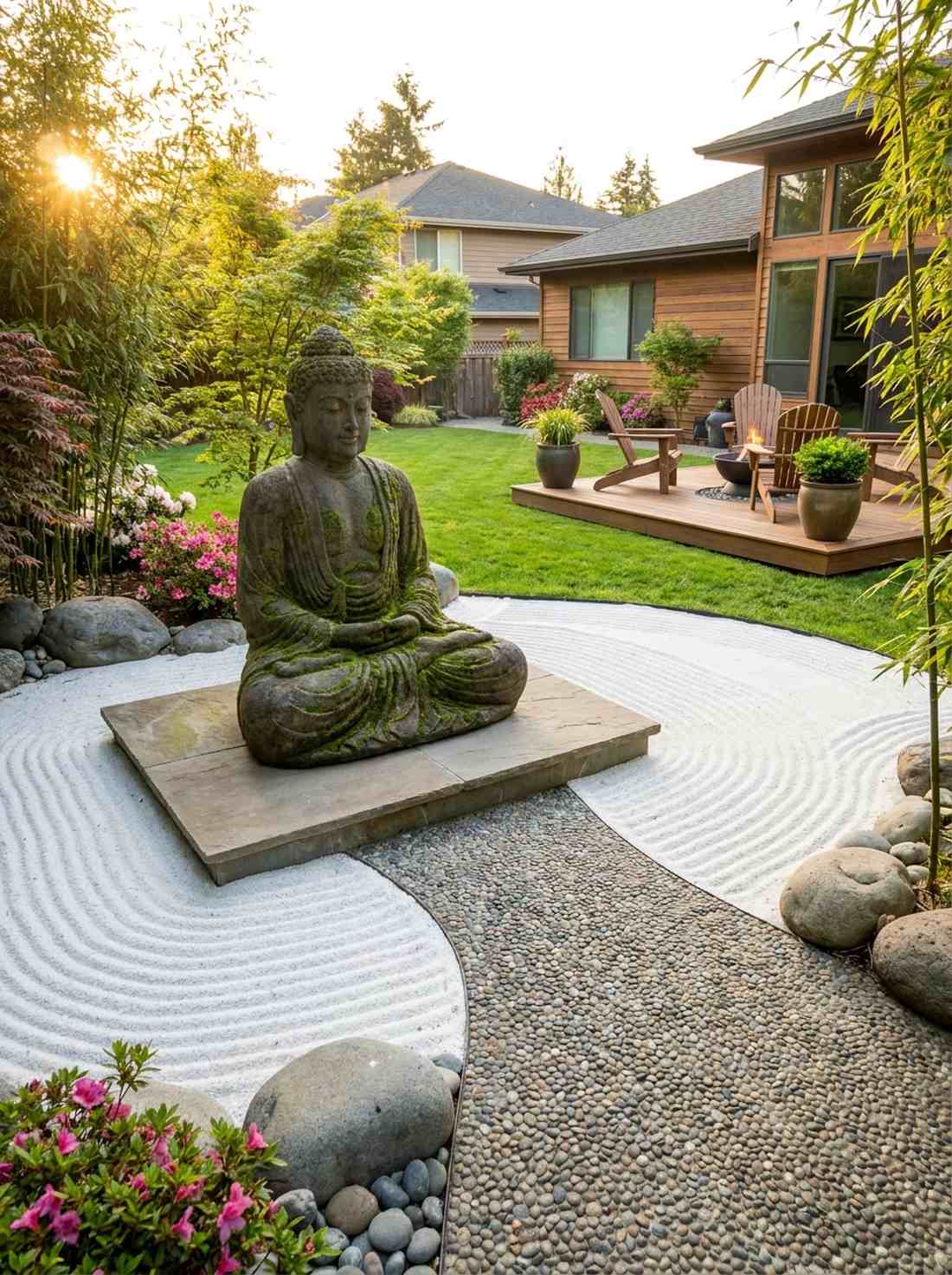 seated buddha in lotus