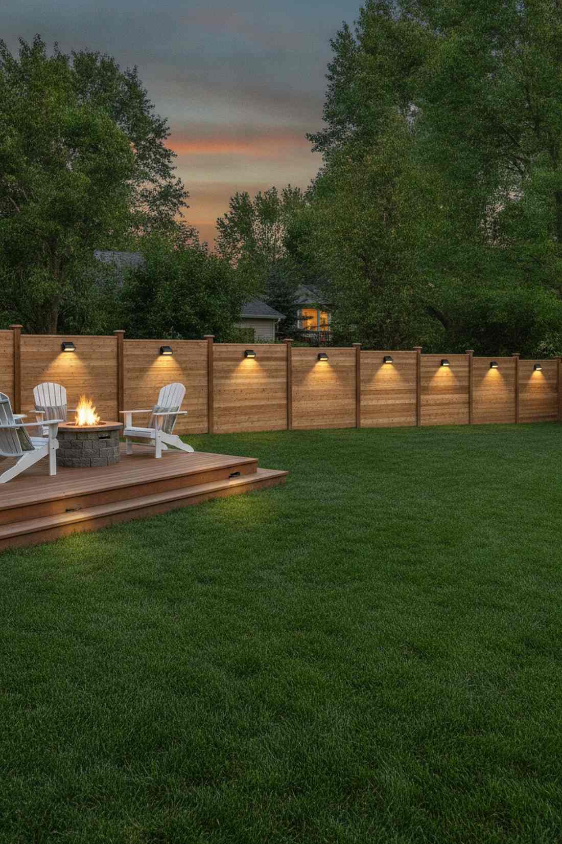 solar fence mounted lights